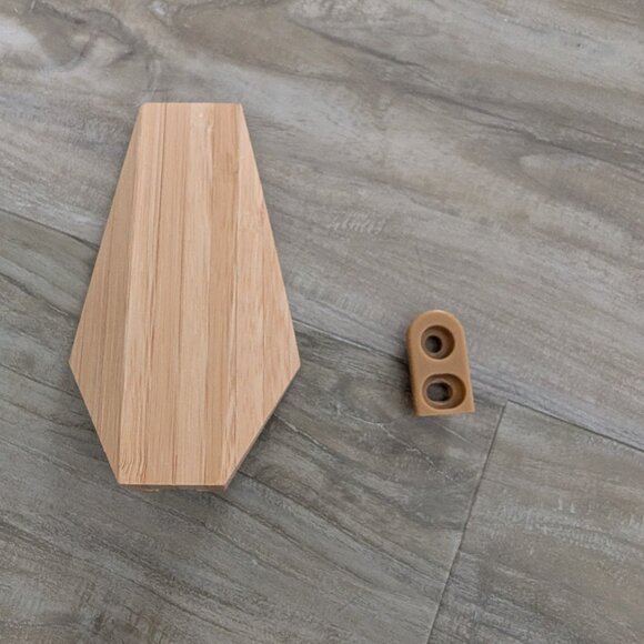 IKEA SKUGGIS Bamboo Wall Hooks (3) - Picture 6 of 7